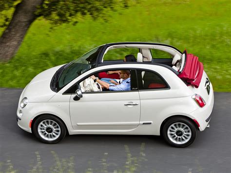 fiat 500 cabriolet.